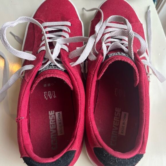 Converse Men’s All-Stars Red Canvas - Picture 3 of 8